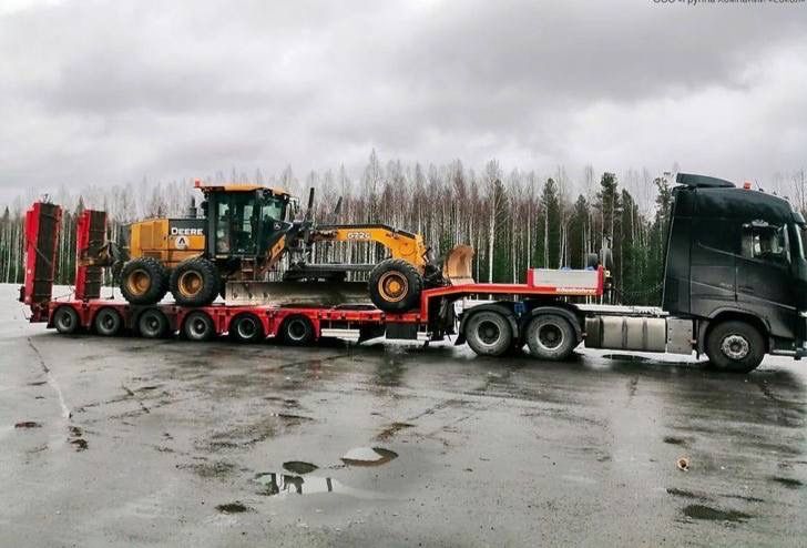 Аренда трала 55 тонн, спецтехника, доставка грузов, грузовой эвакуатор