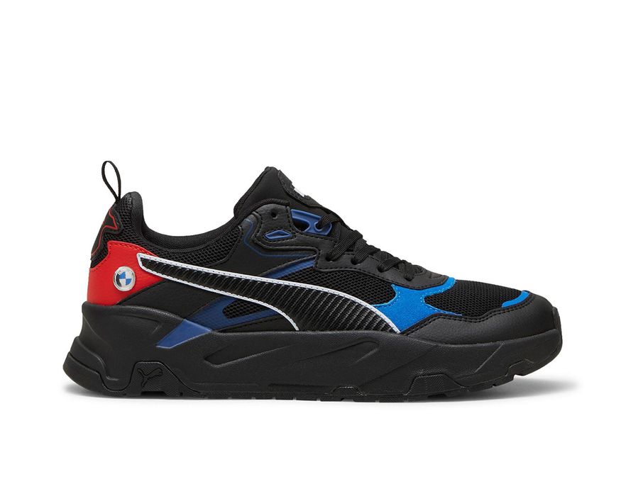 НОВІ PUMA BMW ОРИГІНАЛ 9,5 42,5 27,5 чорні чоловічі кросівки 30854501 M Motorsport trinity Men's Motorsport Shoes Color PUMA Black-Pro Blue-Pop Red