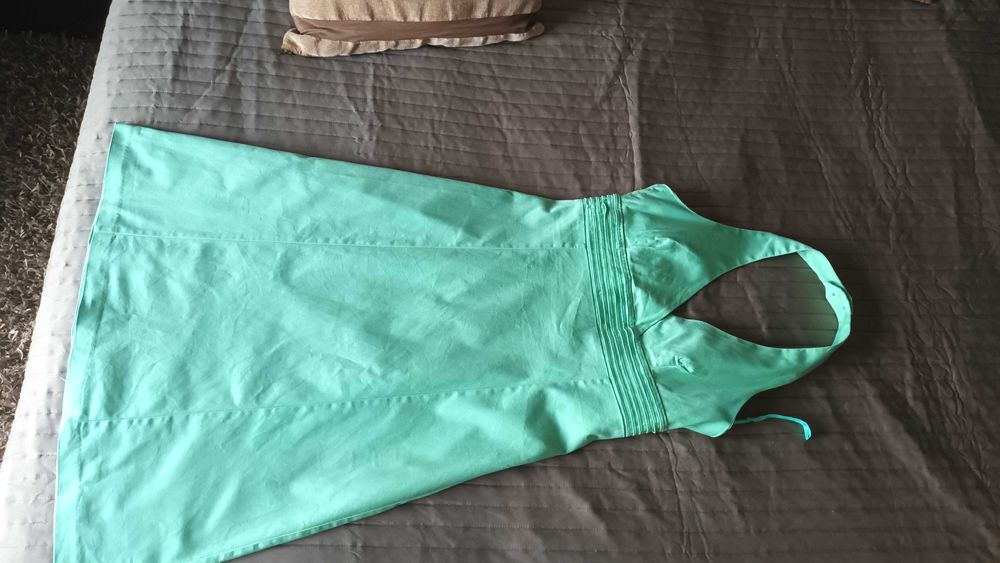 Vestido em verde da Blanco