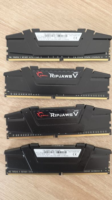 RAM DDR4 G.skill Ripjaws 32G 4x8GB 3200 CL14