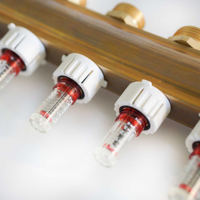 ROZDZIELACZ mosiężny uzbrojony z POMPĄ WILO - ZESTAW