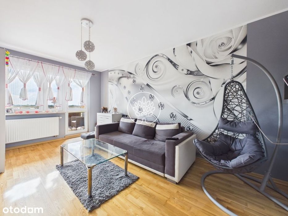 2 pokoje z dużym balkonem | 48,14 m² | ul.Dojazd