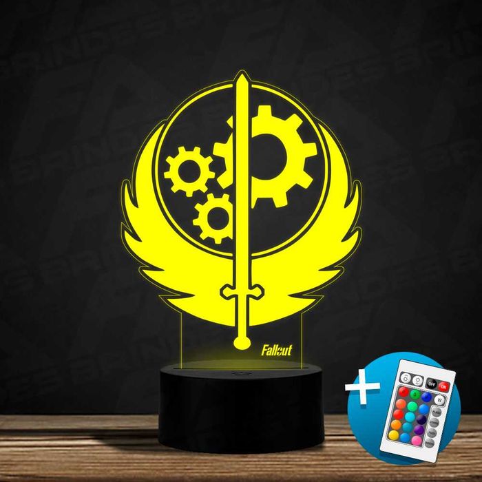 Candeeiro Led personalizado - Fallout64585341087362123
