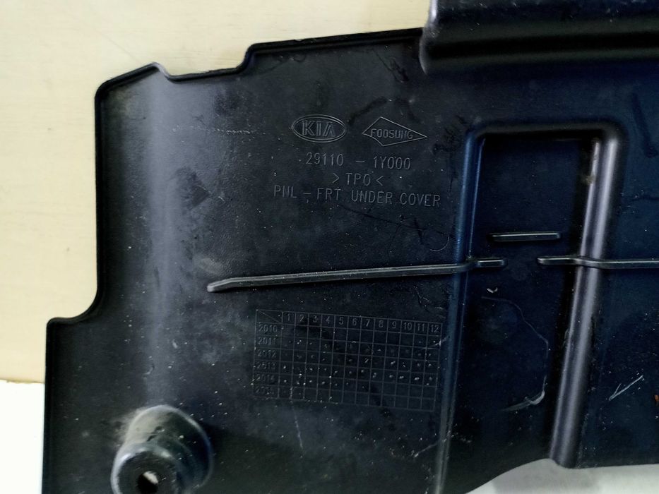 Kia Picanto 2 II podłoga osłona zderzaka przód przedniego oryginał demontaż