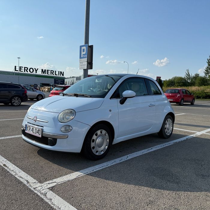 Fiat 500 | Bardzo niski przebieg (136 tys. km) | Garażowany | Serwisowany