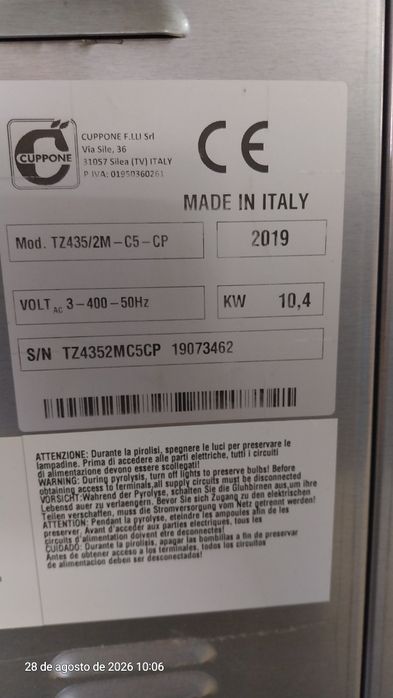 Forno para pizzas ou croissant como novo  profissional