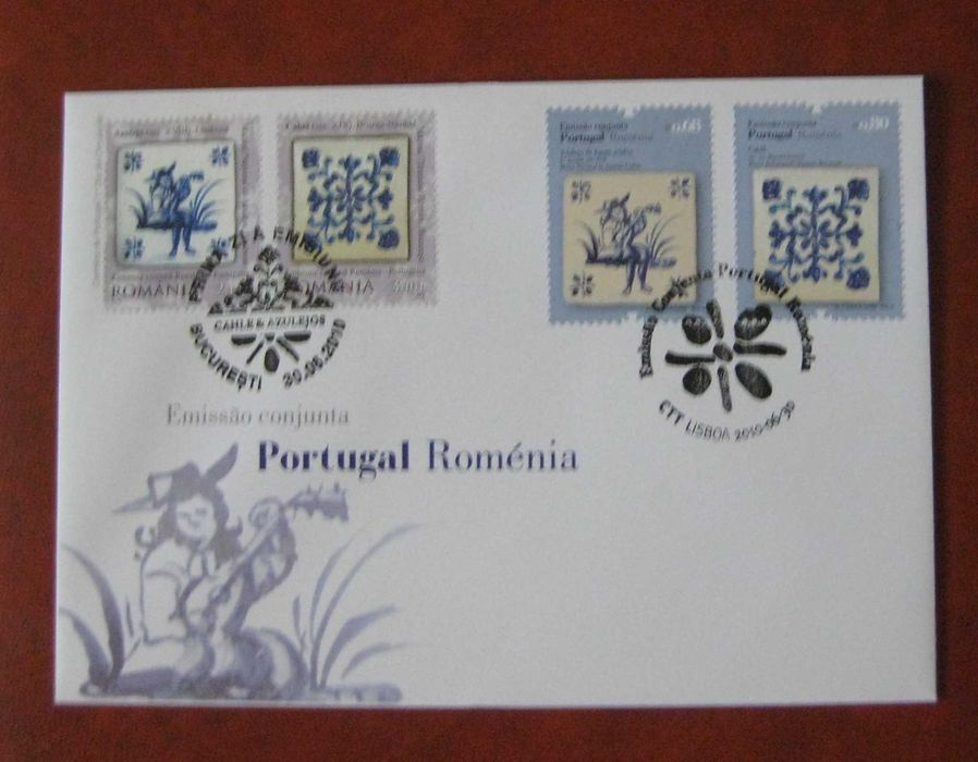 FDC Combo da Emissão Conjunta da Roménia 2010