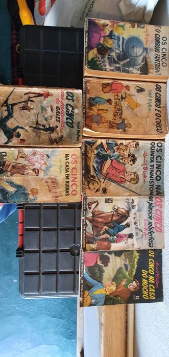 Livros juvenis. Os cinco, entre outros