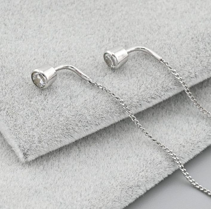 Сережки срібло, протяжки