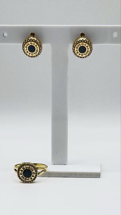 Złoty komplet Bvlgari 585