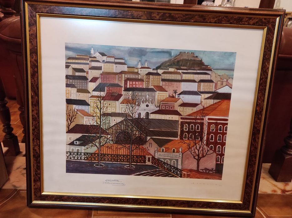 Molduras com tela pintada á mão