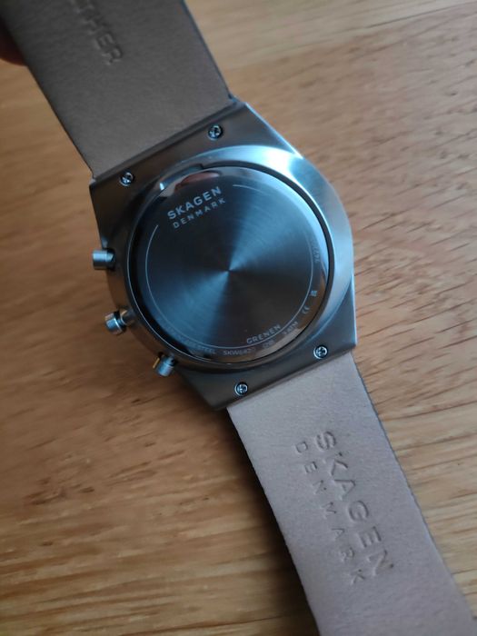 Elegancki zegarek męski Skagen Grenen Chronograph SKW6820, idealny