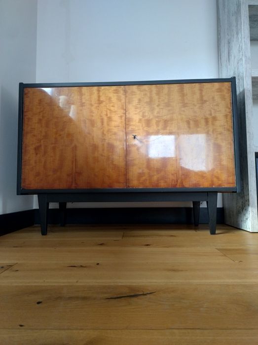 Szafka PRL patyczak komoda stara design