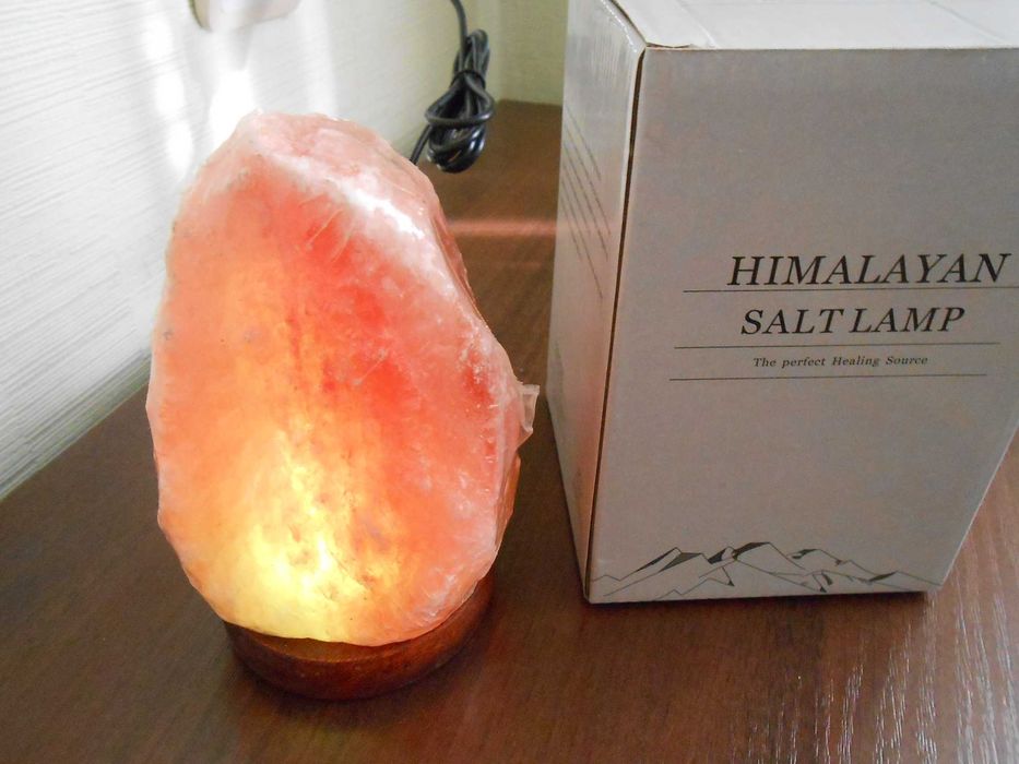Солевая лампа с LED посветкой