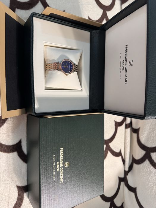 Frederique Constant Classics Slimline Moonphase Diamonds zegarek