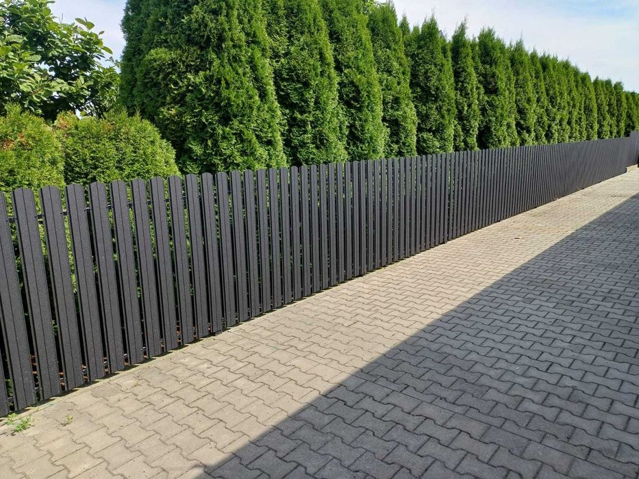 Sztachetki metalowe, sztachety, siatka, panel, ogrodzenie, płot