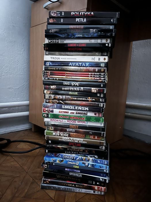 Zestaw filmow dvd