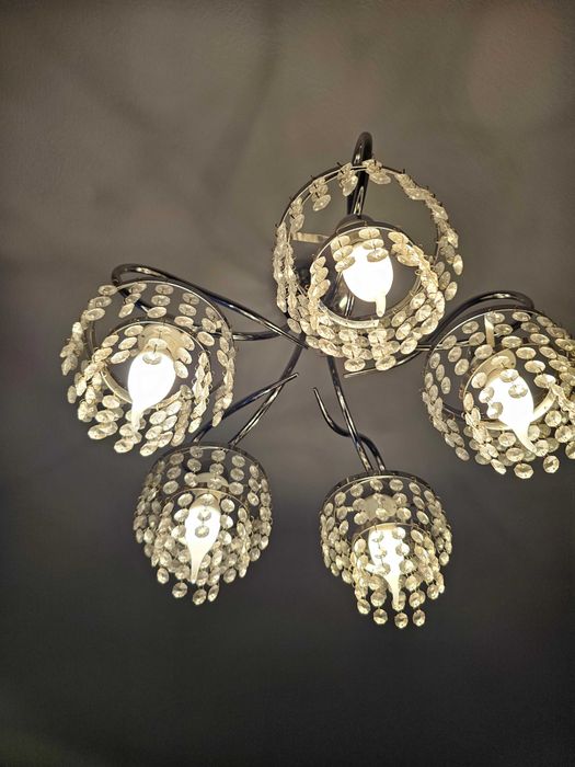 Żyrandol kryształki DIANA V