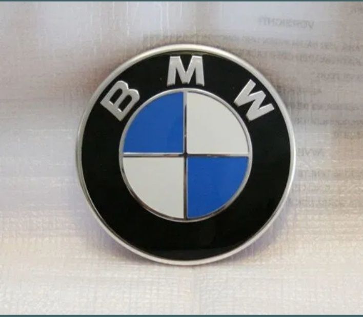 4 centros de jantes BMW / emblema capô / mala