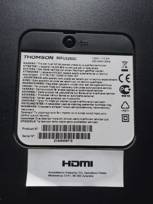 Telewizor 50 cal