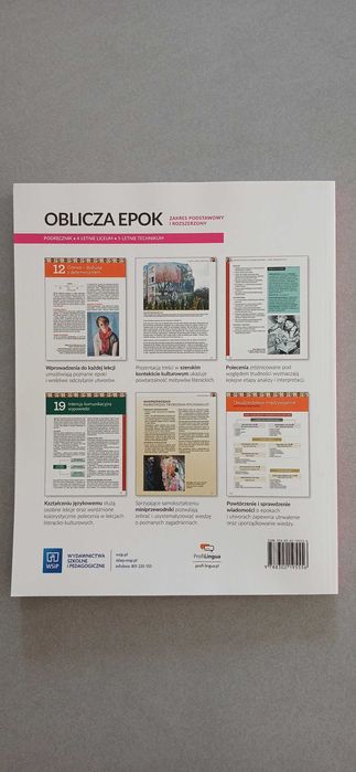 Język polski podręcznik Oblicza epok 3.2 WSiP 2019 NOWA
