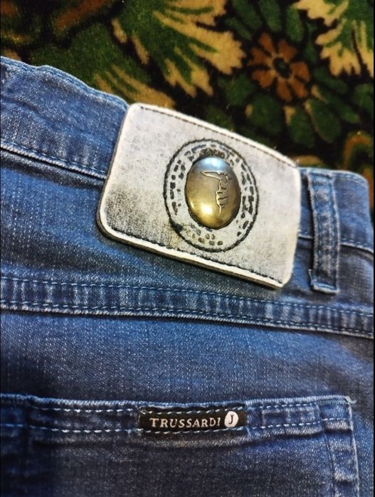 Oryginalne włoskie jeansy damskie Trussardi