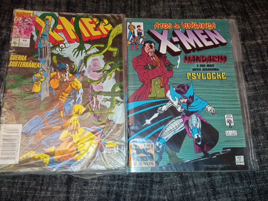Lote X Men anos 80 e 90