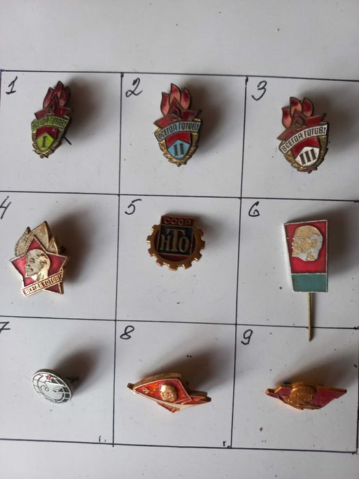 Значки   разной тематики