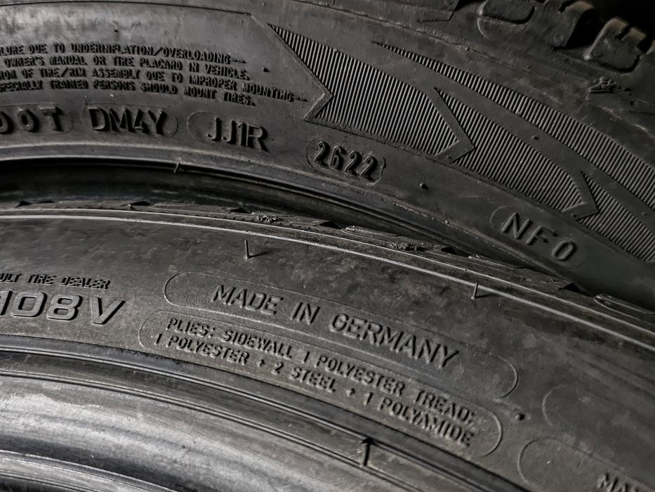 Пара 285/40r20 GoodYear | 2022 | Made in Germany | Преміум зимові шини | Ідеальний стан, без пошкоджень, без ремонтів, без дефектів