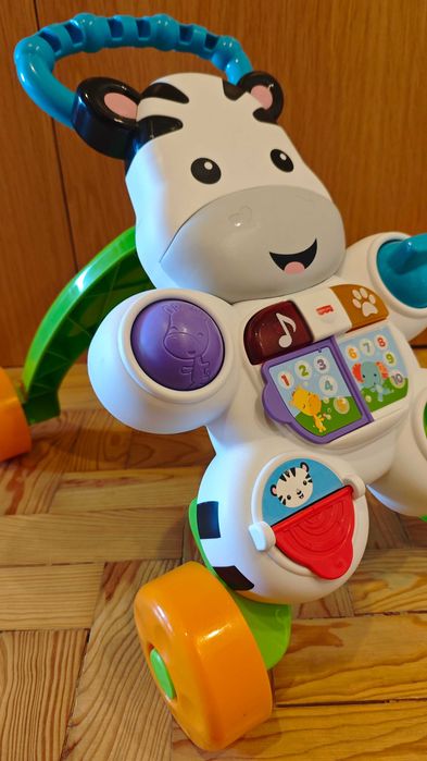 Andador Fisher Price Walker Talking Zebra