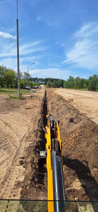 Usługi minikoparką JCB