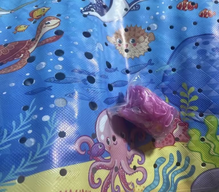 Килимок для купання 100х40 см коврик з антиковзким покриттям