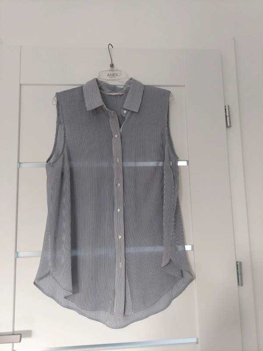 Biało niebieska koszula h&m rozm. M