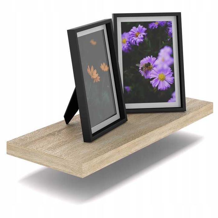NOWOCZESNA pólka wisząca  ścienna   40 CM DĄB SONOMA NrP24