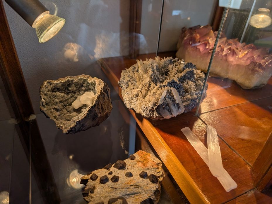 colecção de minerais