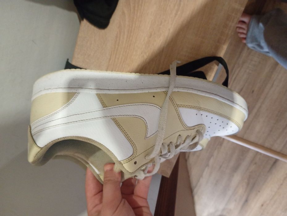 Buty Nike dunk kremowe
