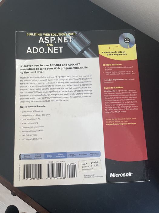 Building web solutions with ASP.NET and ADO.NET64283788523267121