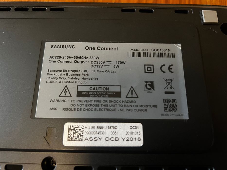 Samsung One Connect Box SOC1001N - Original