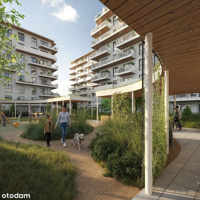 4-pokojowe mieszkanie 75m2 + ogródek Bez Prowizji