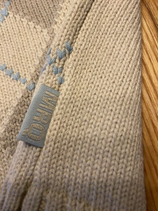 Kamizelka chłopięca dzianinowa 140 cm Mariquita nowa bawełna beż