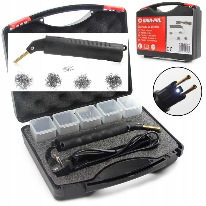 Zszywacz do plastiku kolbowy LED 100W Mar-Pol