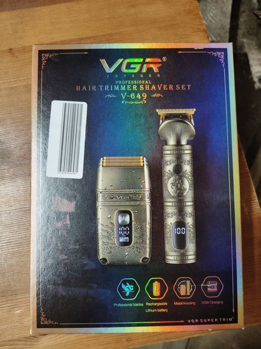 Trymer do strzyżenia 4 nakładki i maszynka do brody