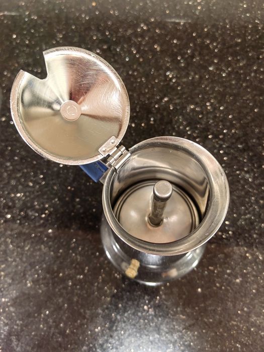 Cafeteira Italiana em aço inoxidável 18/10
