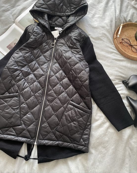 комбінована куртка вовна +кашемір