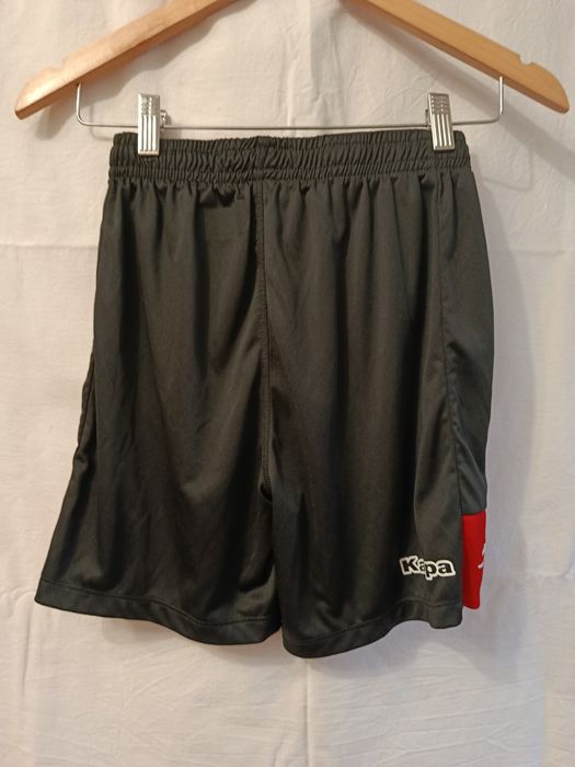 Шорти Kappa чорні з червоним вживані