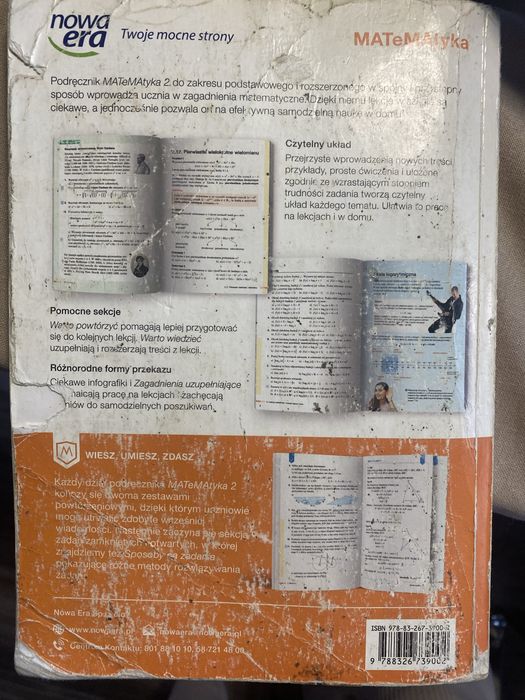 Matematyka 2, podręcznik do liceum i technikum, zakres podstawowy i ro
