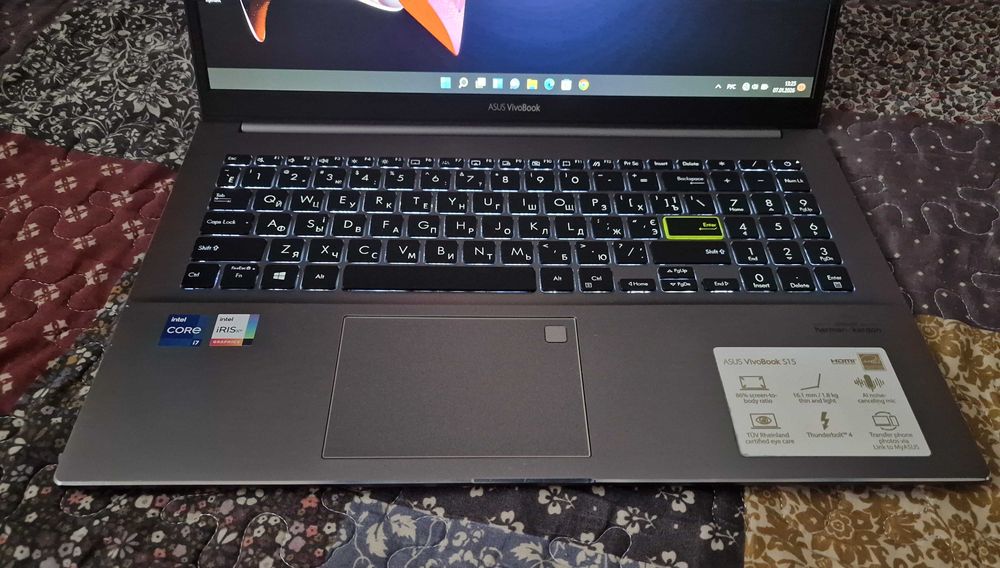 ASUS Vivobook 15 S533/Full IPS/Core™ i7-1165G7/8GB/512SSD/®Iris Xe 4GB