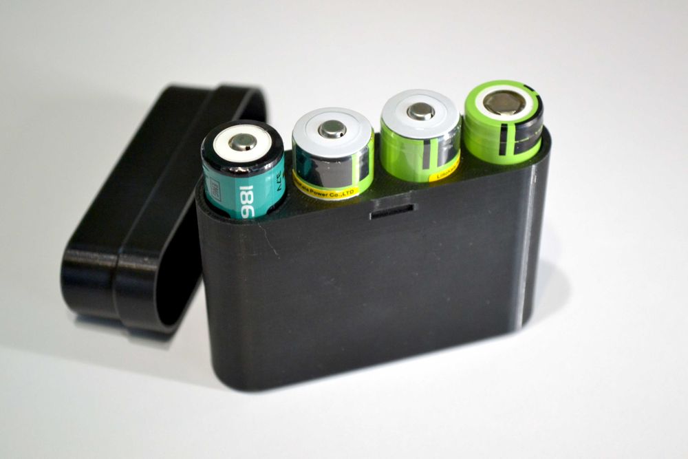 xCase Battery Slim 18650 АА кейс бокс контейнер для аккумуляторов