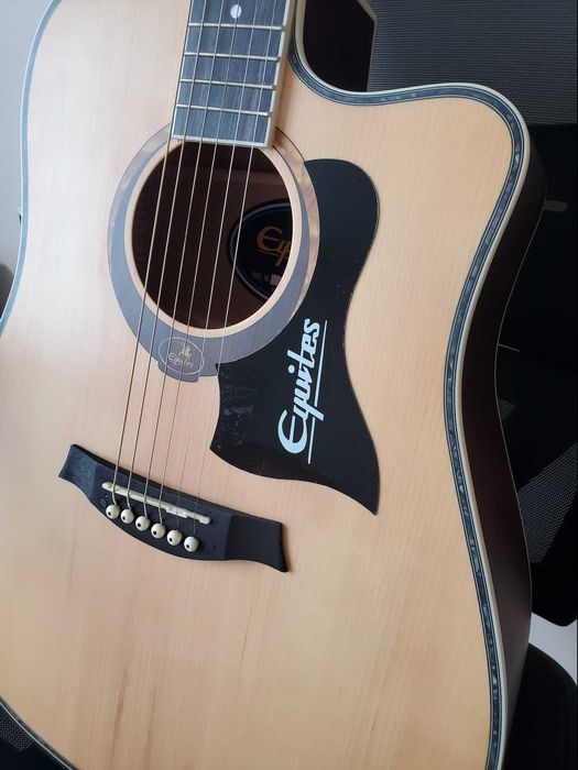 матовая акустическая гитара корпус с вырезом американская липа