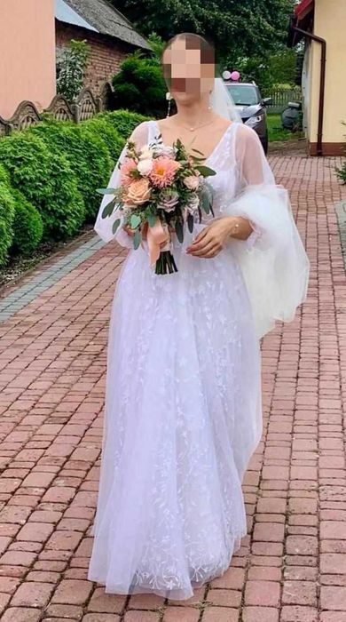 Suknia ślubna romantyczna i delikatna